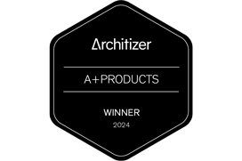 Значок победителя конкурса «Продукты Architizer A+» 2024 года