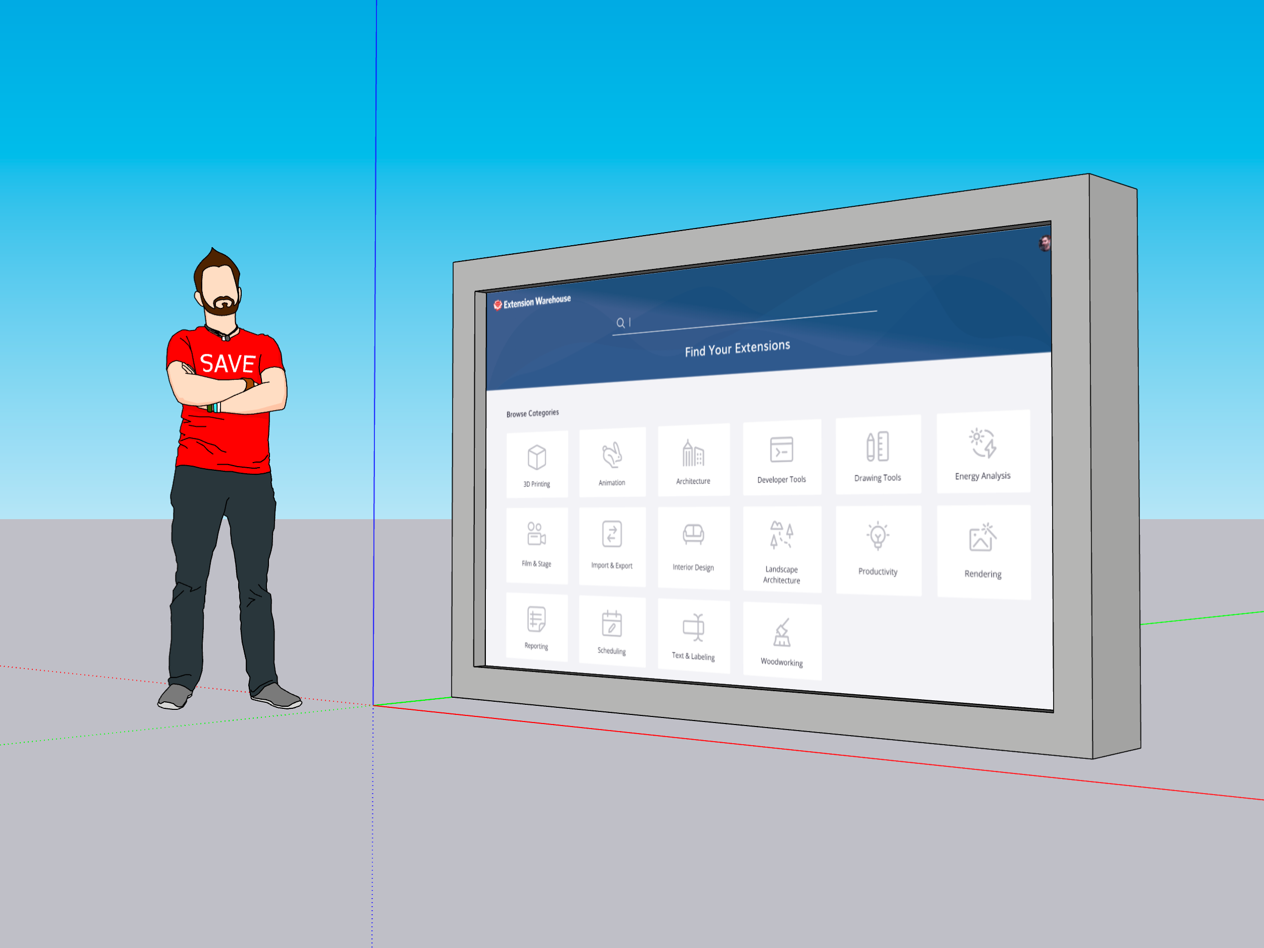 SketchUp extensions