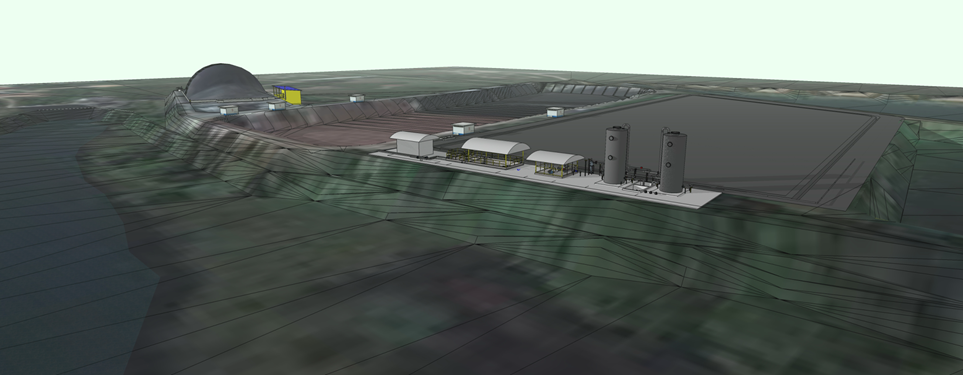 First Biogas plant