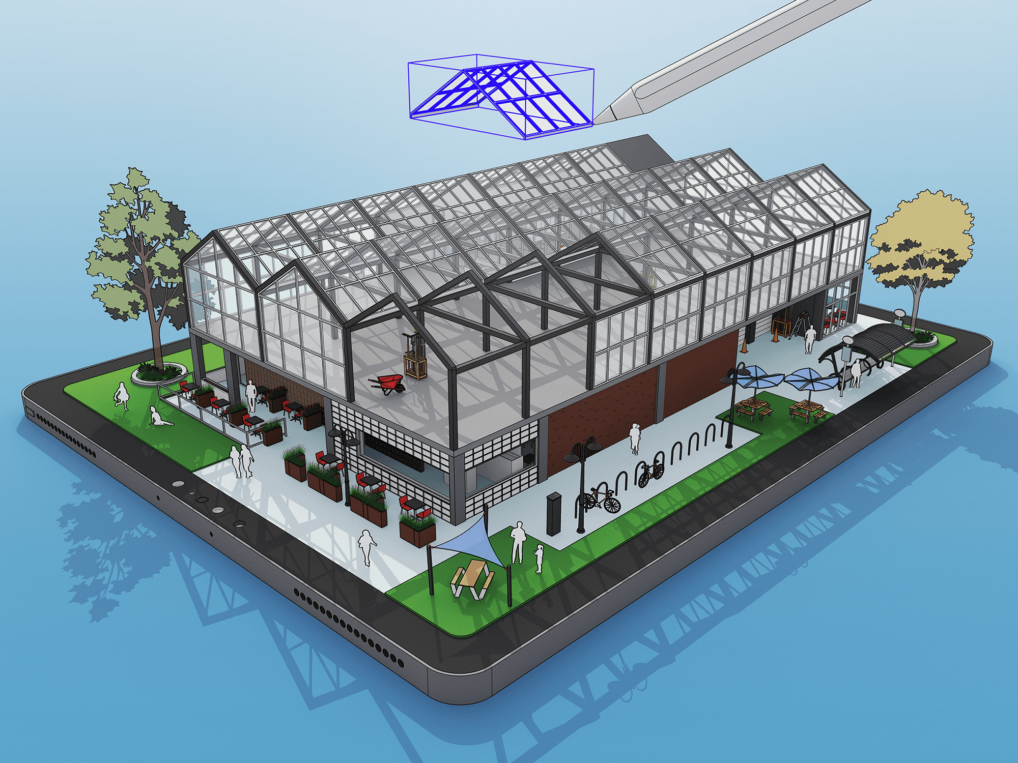 SketchUp for iPad Rendering
