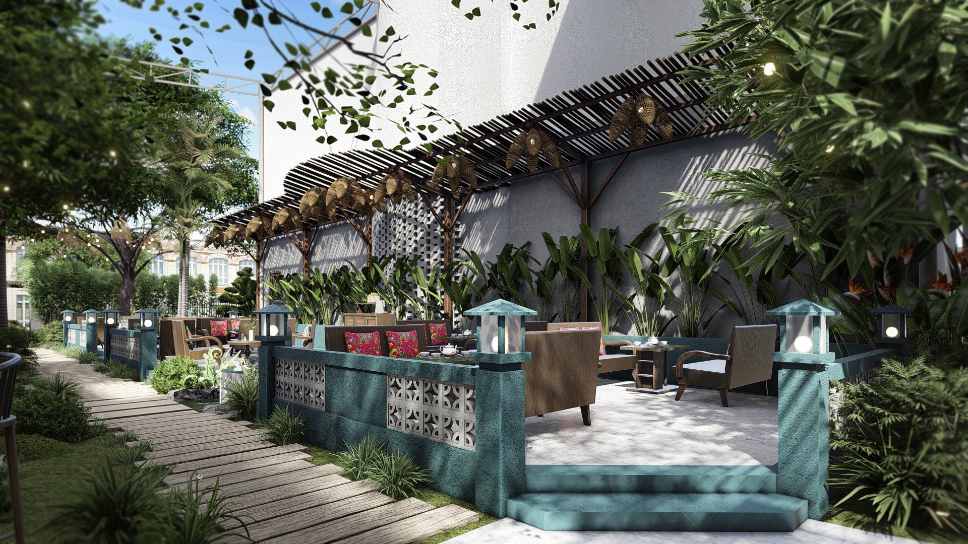 Rendering of outdoor space