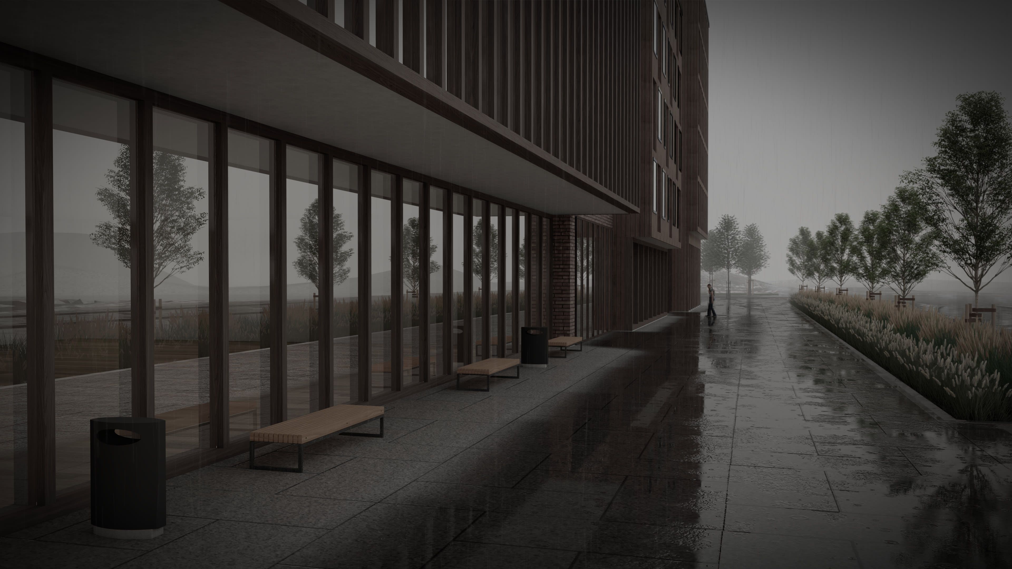Example of a Sketchup model rendered in Lumion. Project collaboration between Rambøll landscape and DRMA architects.