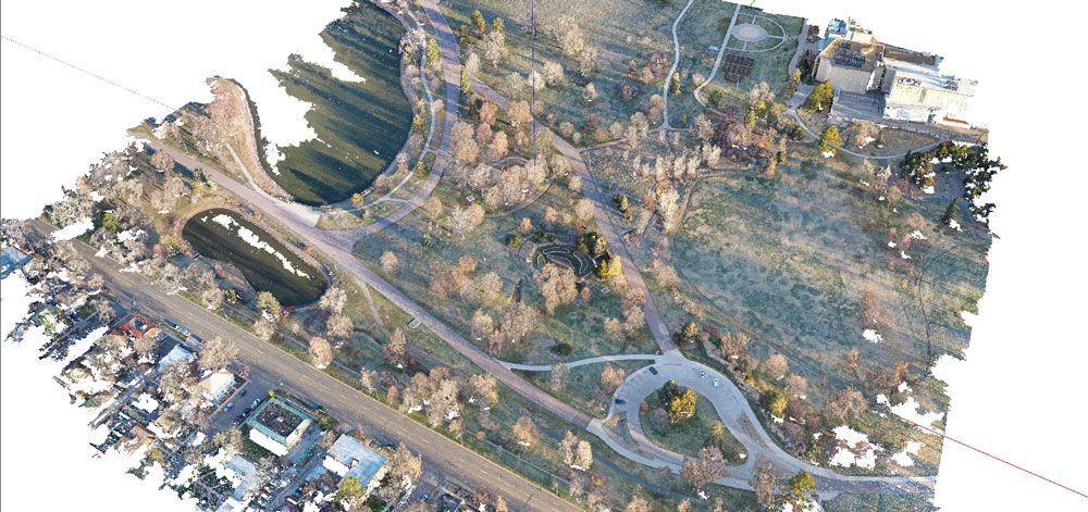 Point cloud data for a project with the Denver Museum of Natural History