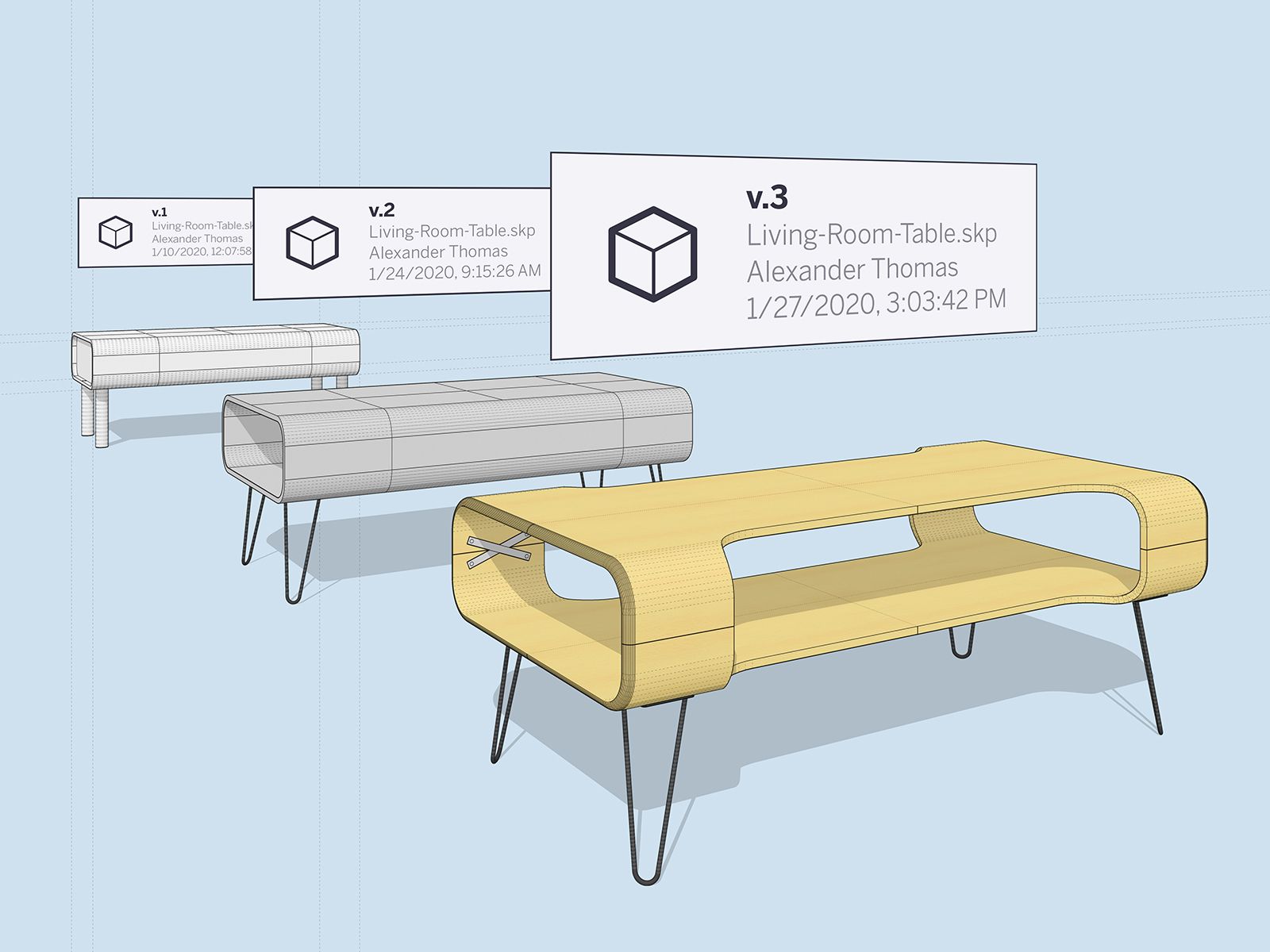 Revision History in SketchUp for Web