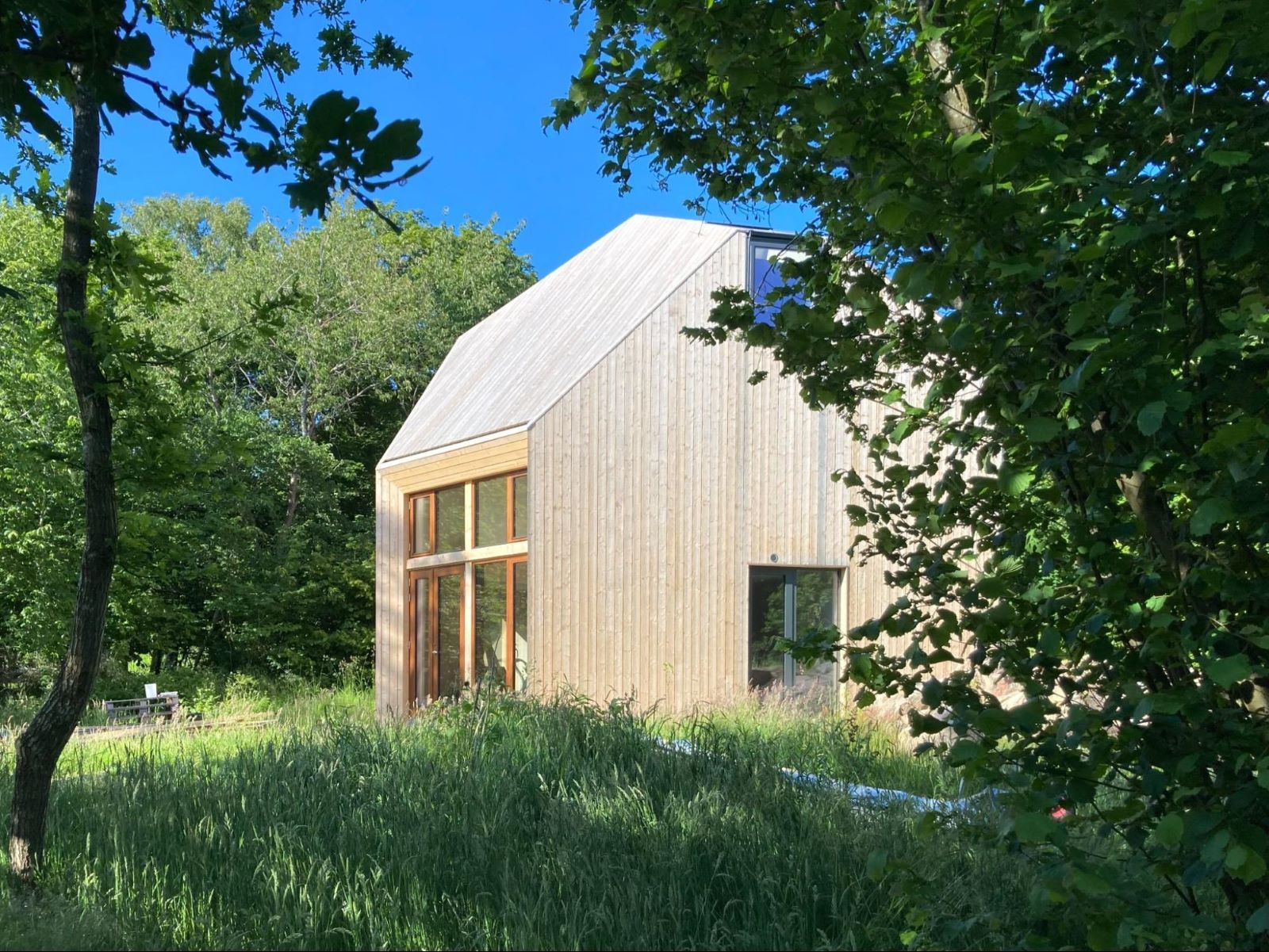 Photograph of Kvartshus, a timber home.