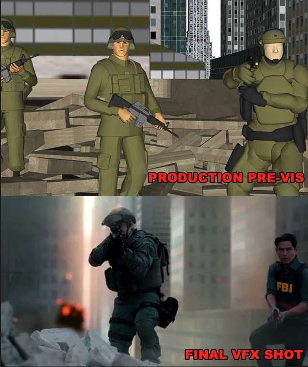 example of how to utilize kitbashing in TV set design