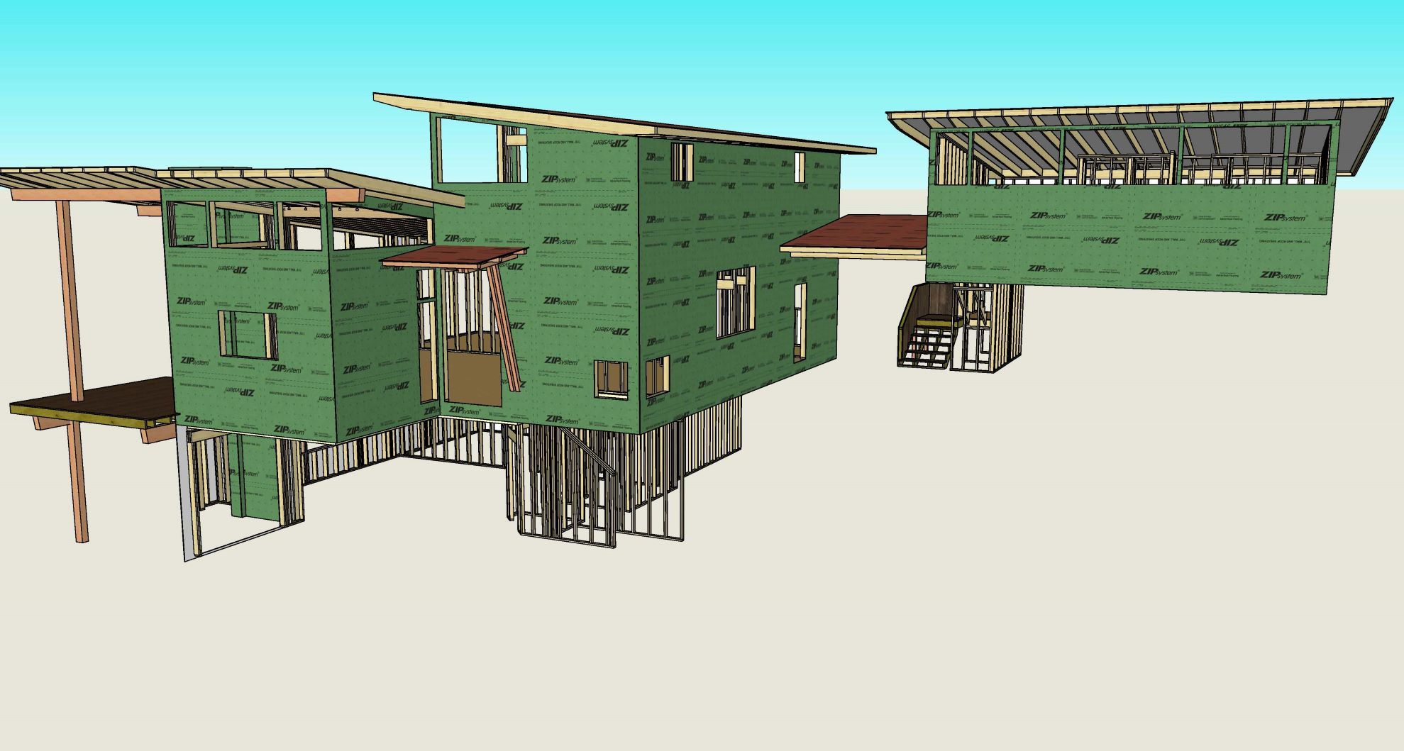 Private residence, Asheville. (Architect: Michael McDonough.)