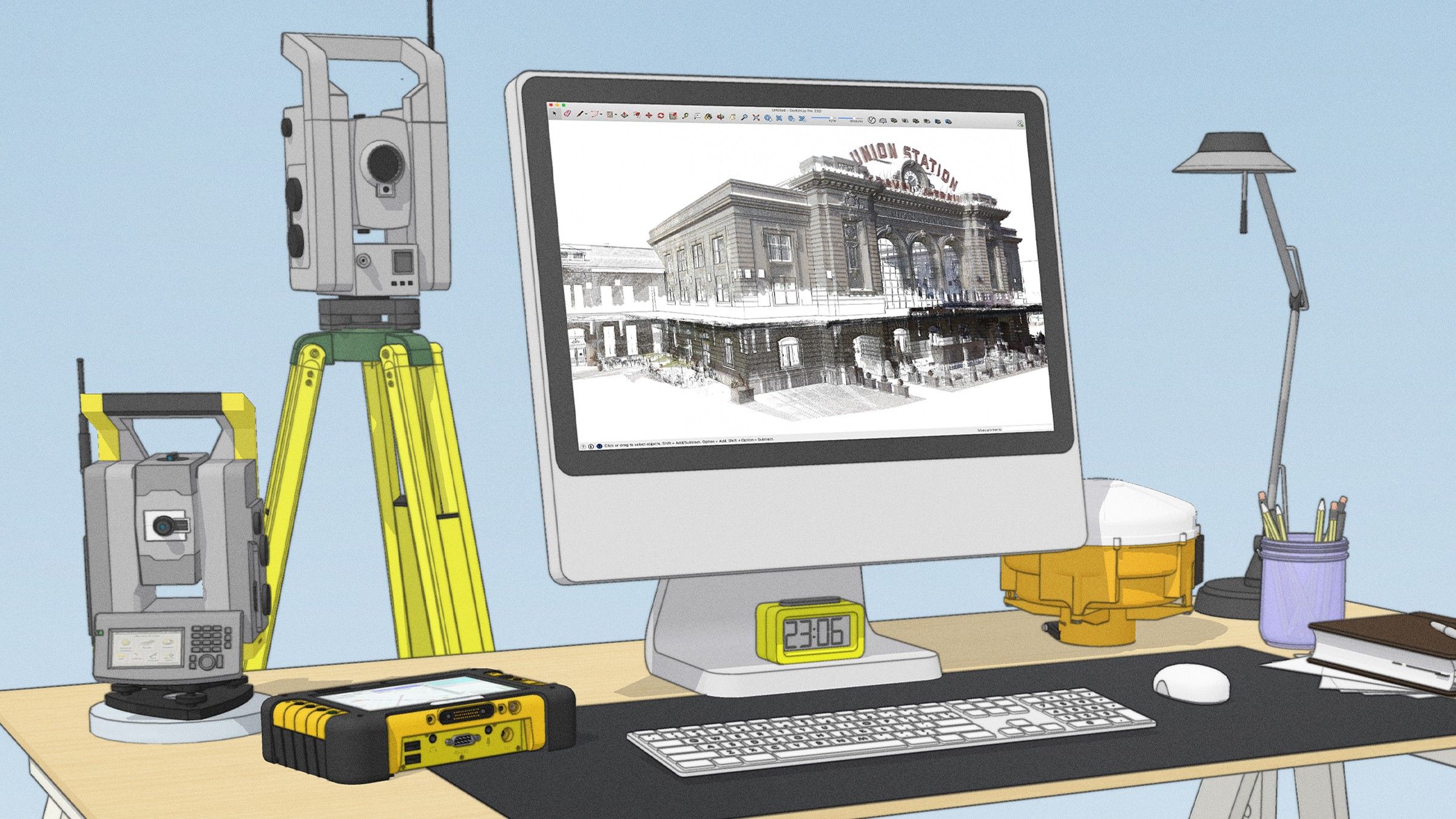 Trimble’s 3D laser scanners