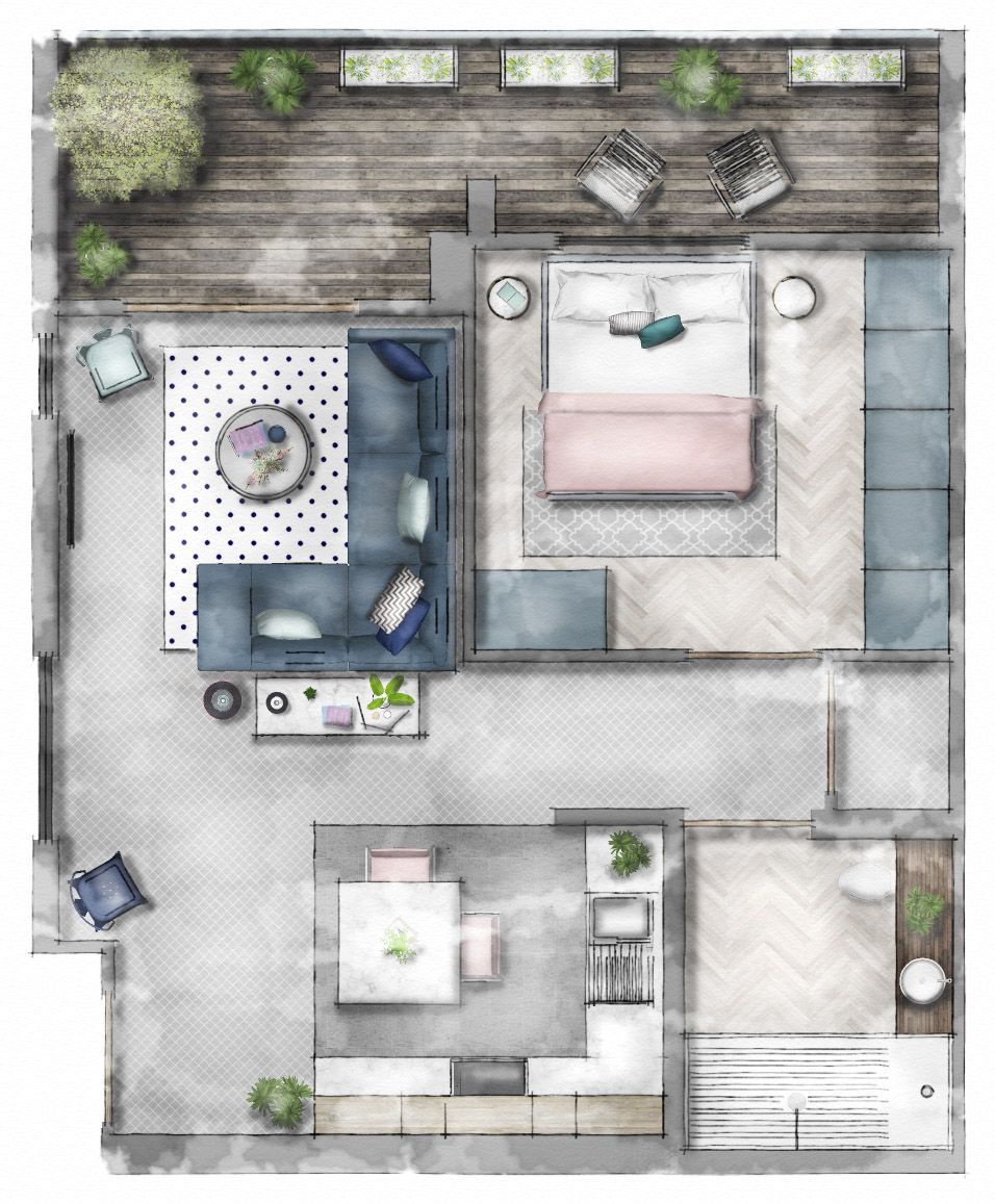 SketchUp floor plan