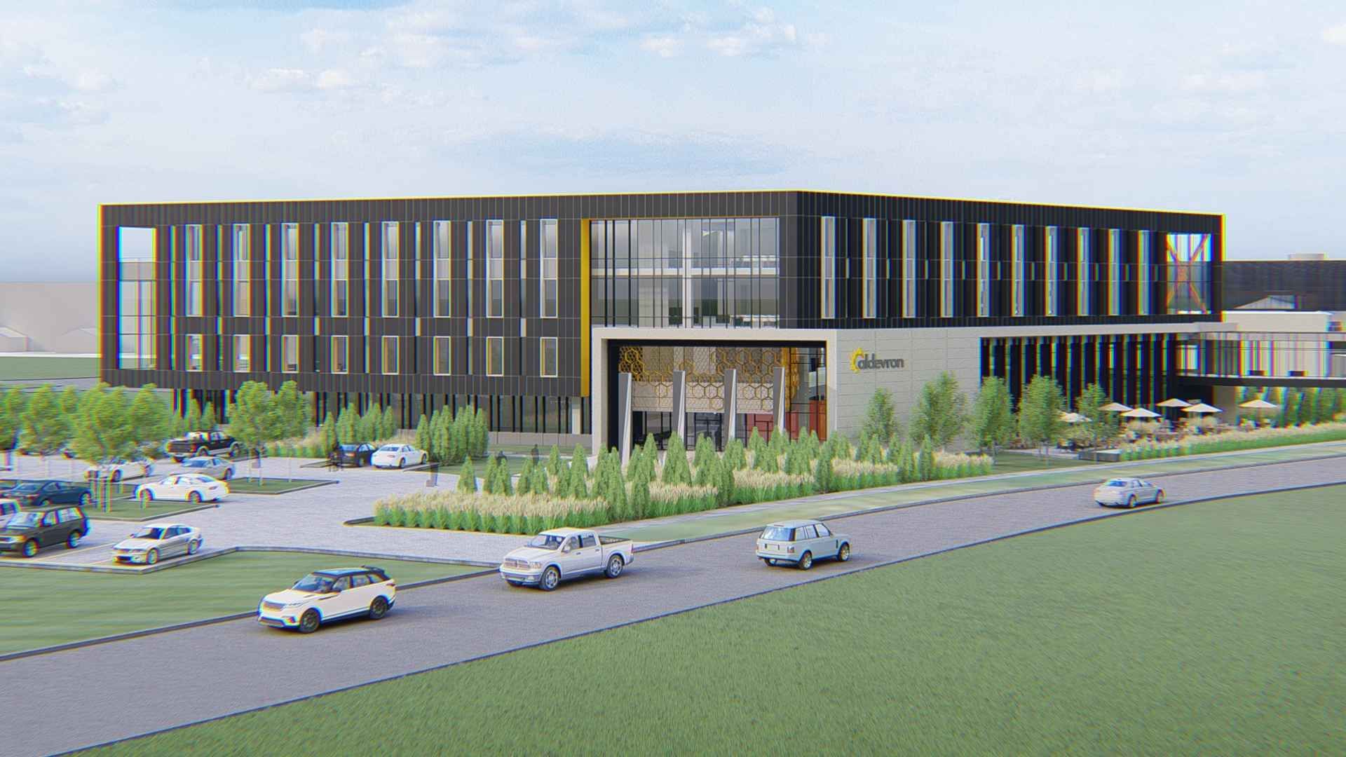 Aldevron campus designed in SketchUp