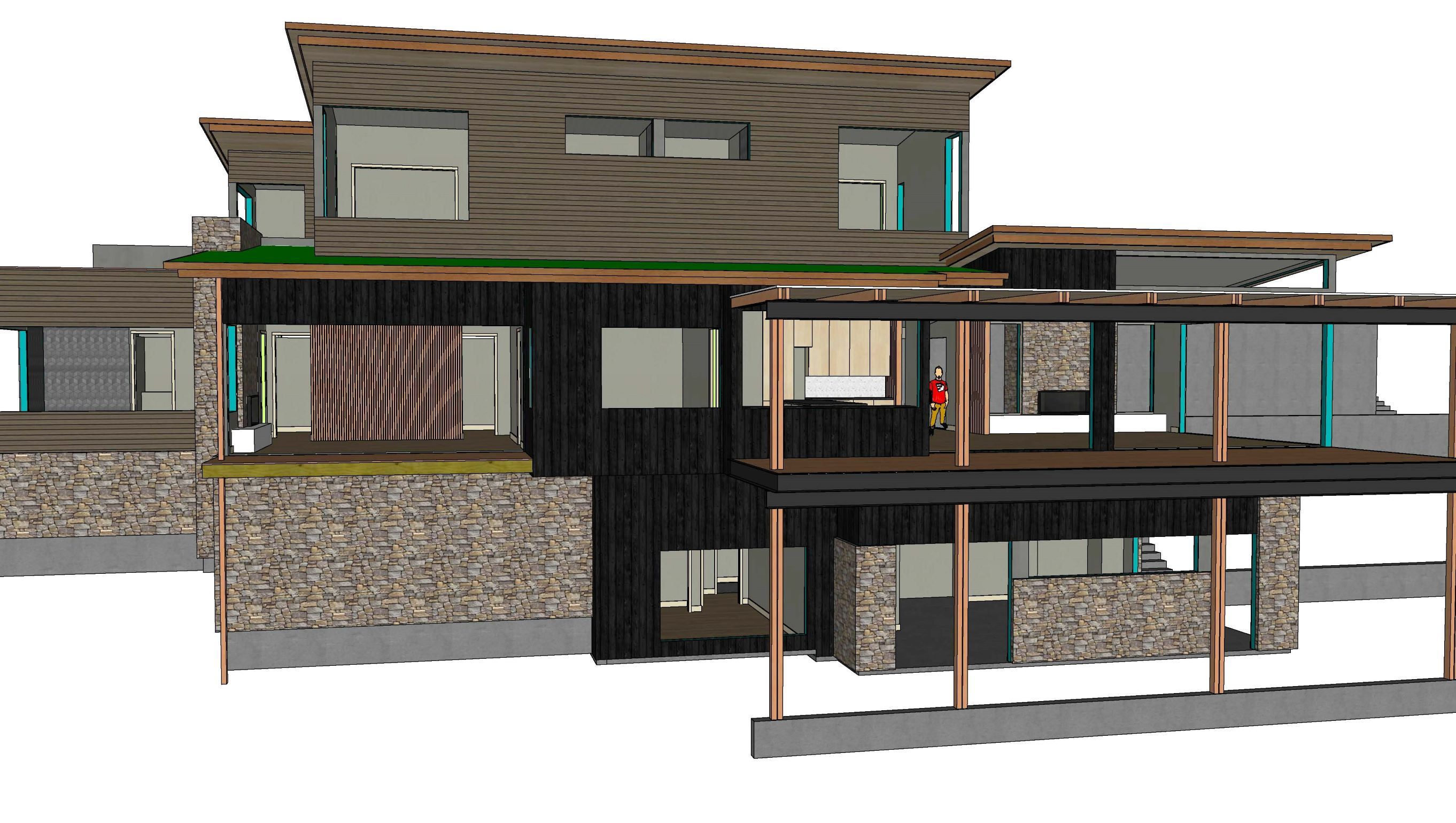 Private residence, Asheville, NC. (Architect: Mark Rudolf, vellum architecture + design)