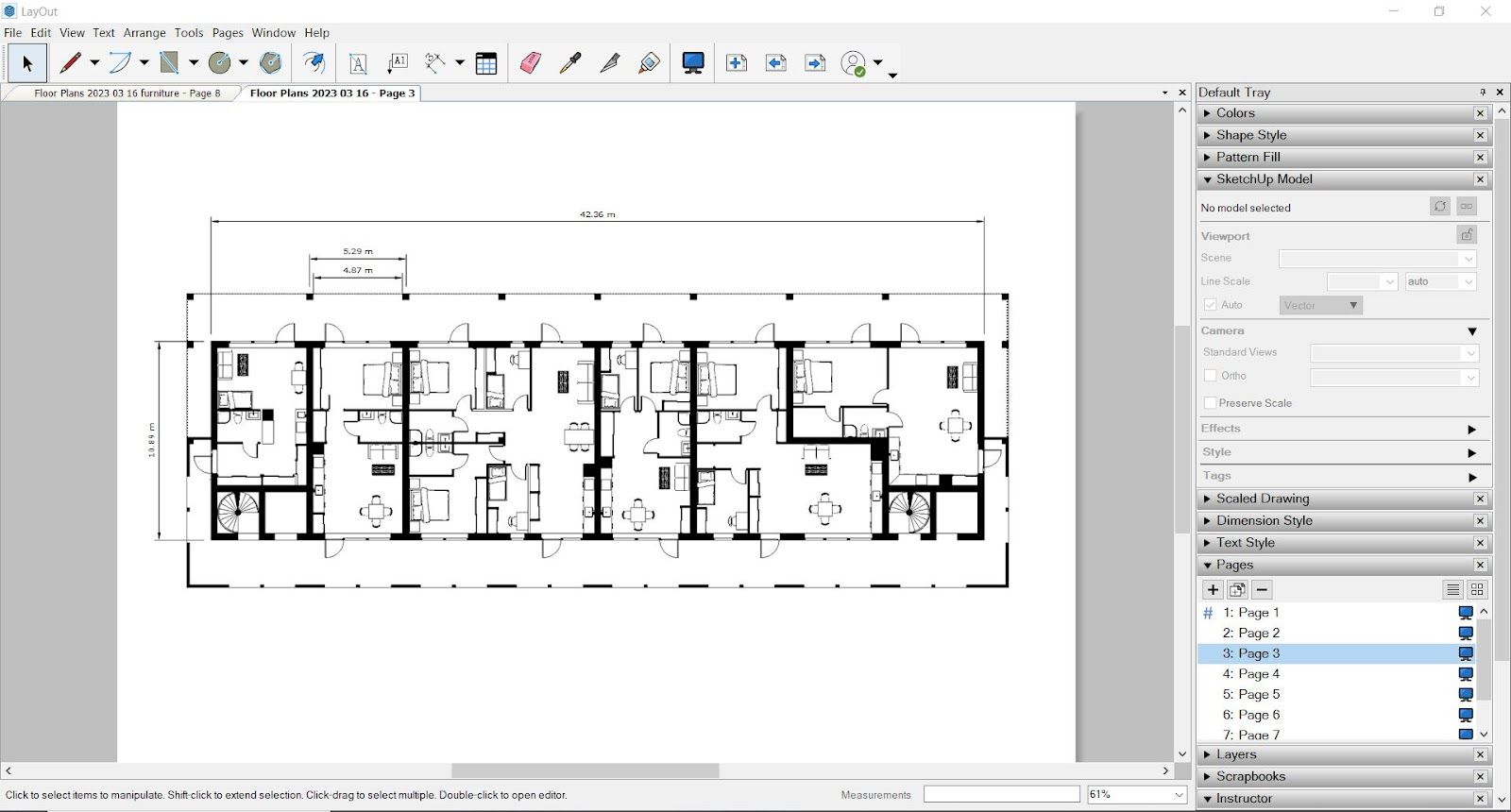 Layout preliminary design development floor
