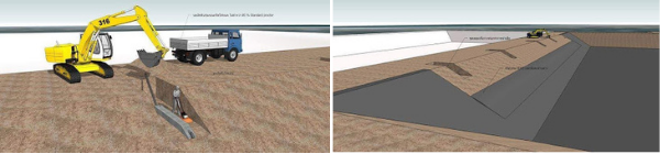 Contractors and workers understand the work scope and methods easily with 3D models.