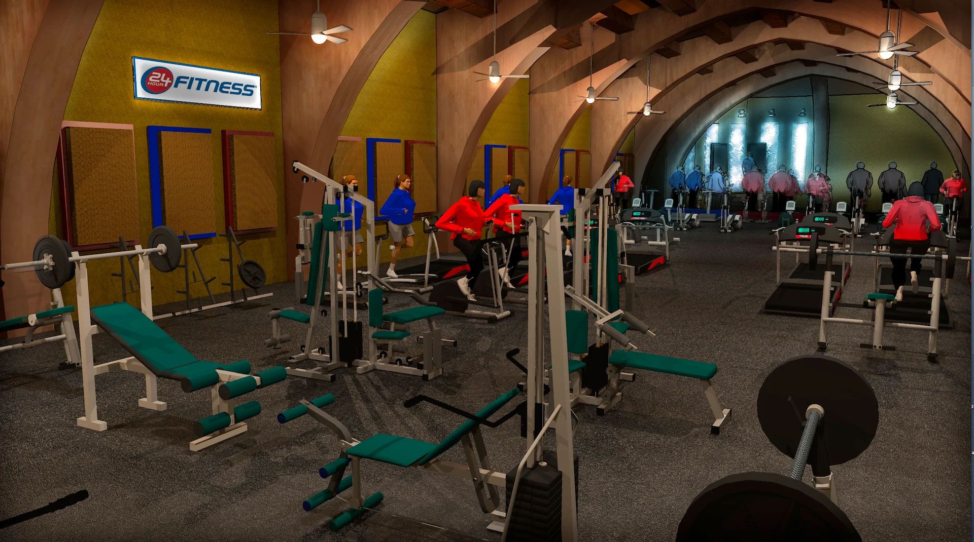 Pre-visualization concepts for “The Biggest Loser” with the help of 3D Warehouse