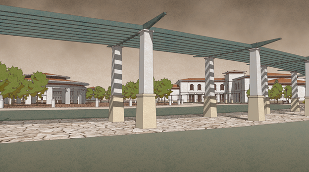 SketchUp used in the Fort Bliss town center project
