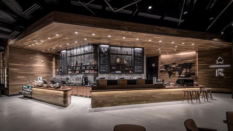Image of the Starbucks Reserve Bar at Brookfield Place, NY. Images courtesy of Starbucks.