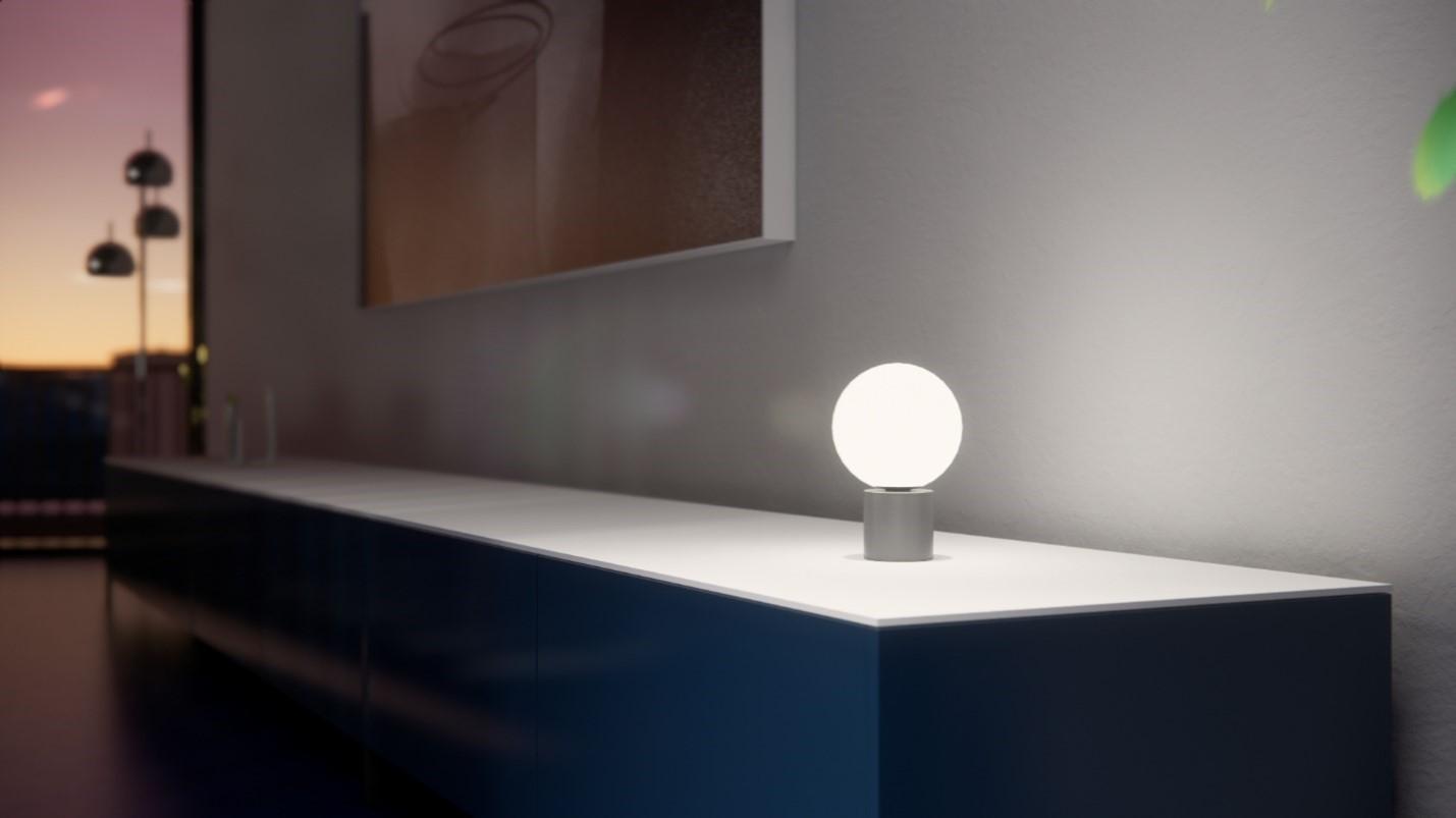 Sphere light and self-illuminated material.