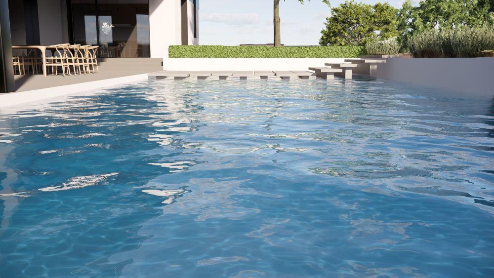 Rendering of water in Enscape