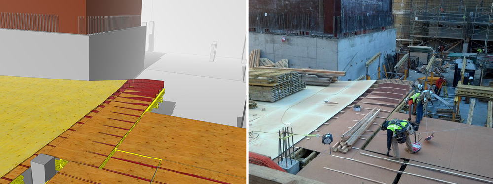 Model of a speed ramp done with SketchUp.
