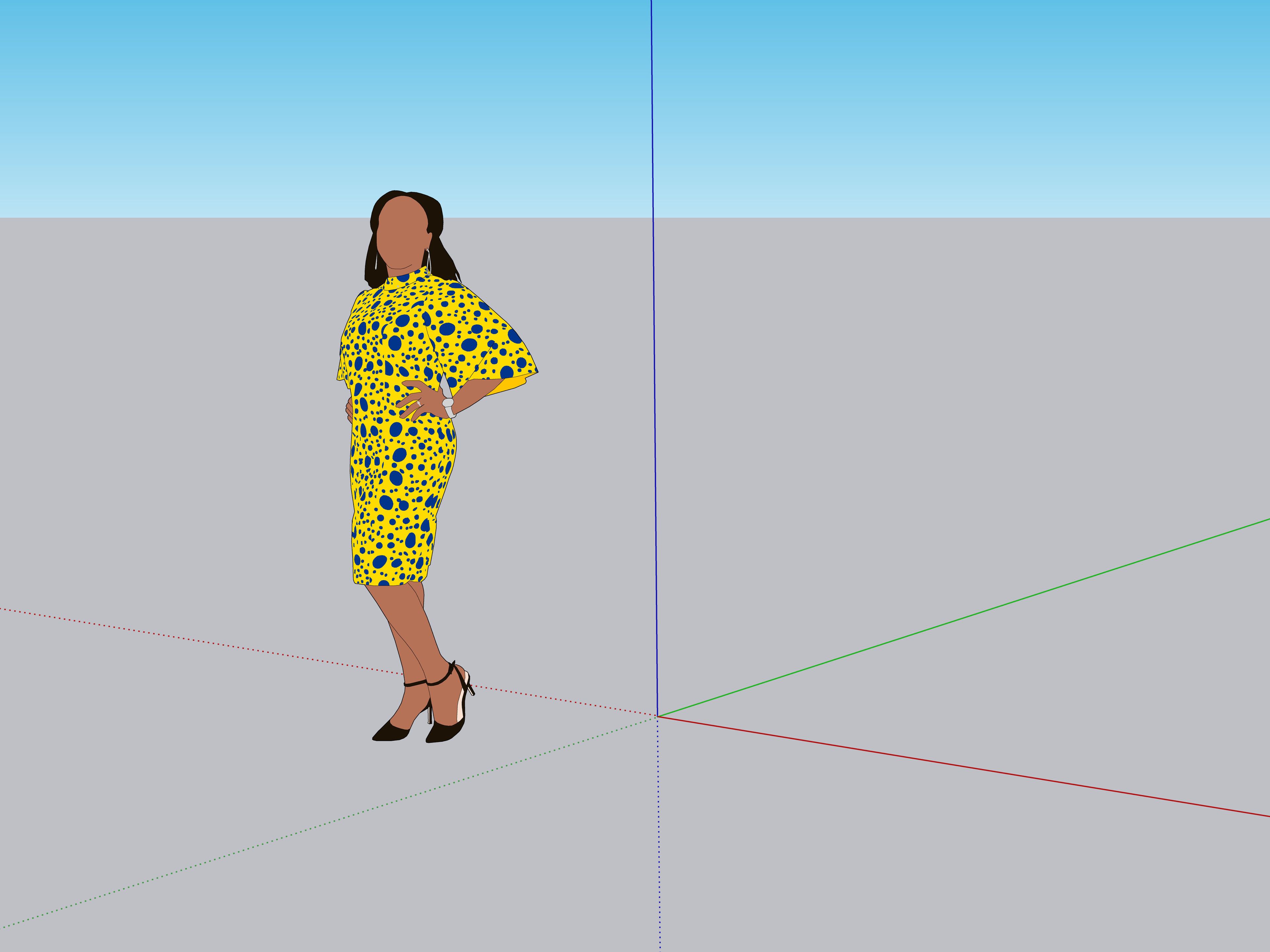 SketchUp's new scale figure