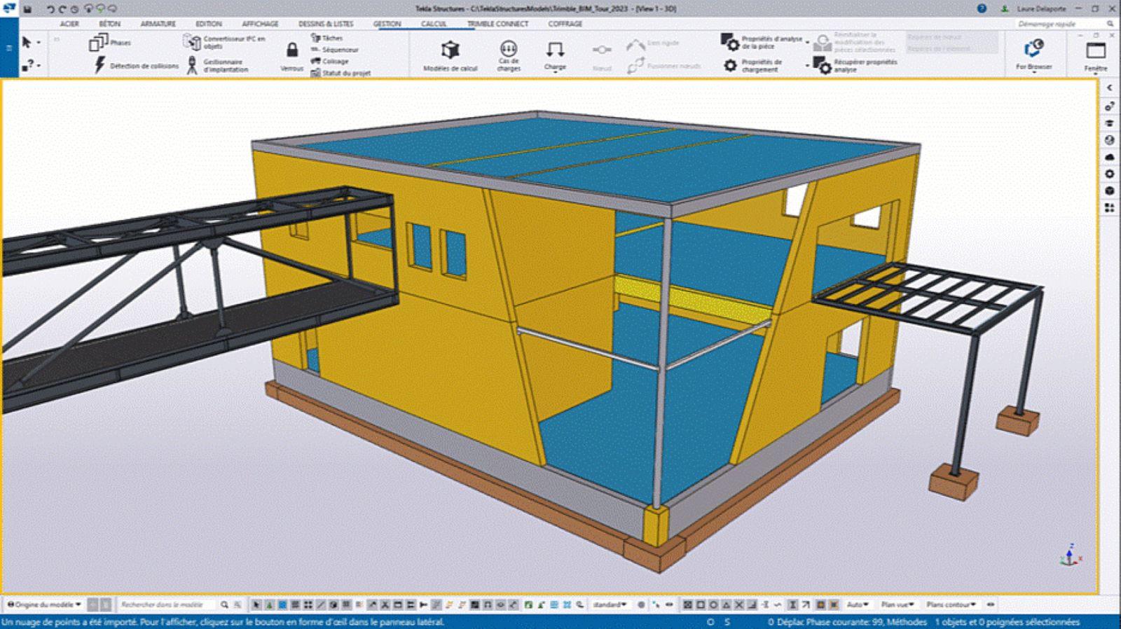Image showing a structural model of a building