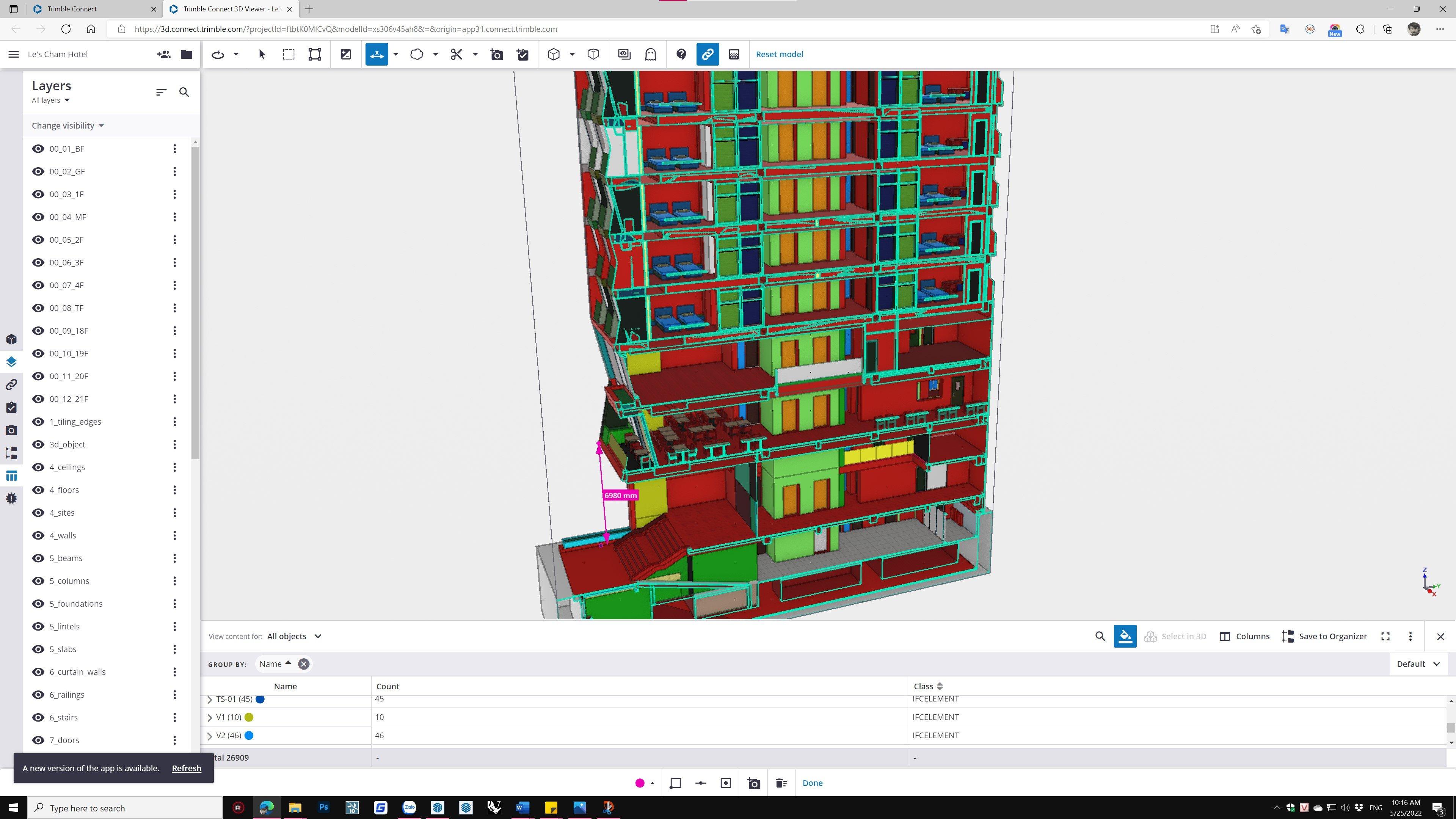 Example of using Trimble connect