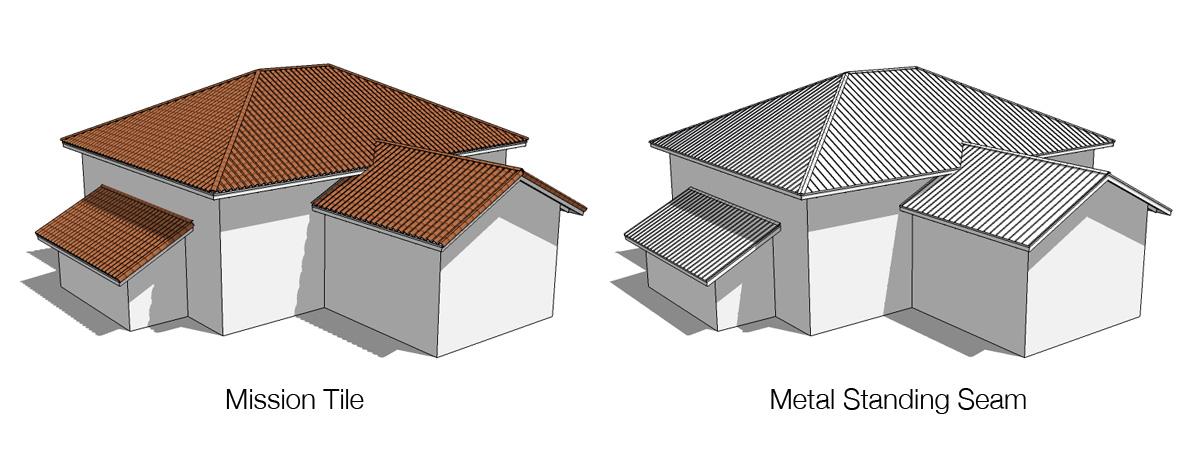 the California Ranch roof style