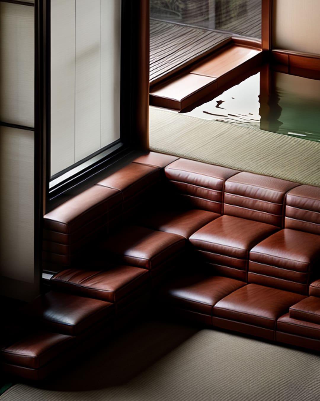 Rendering eines mehrstufigen Sofas von Architektur Johannes Budde.