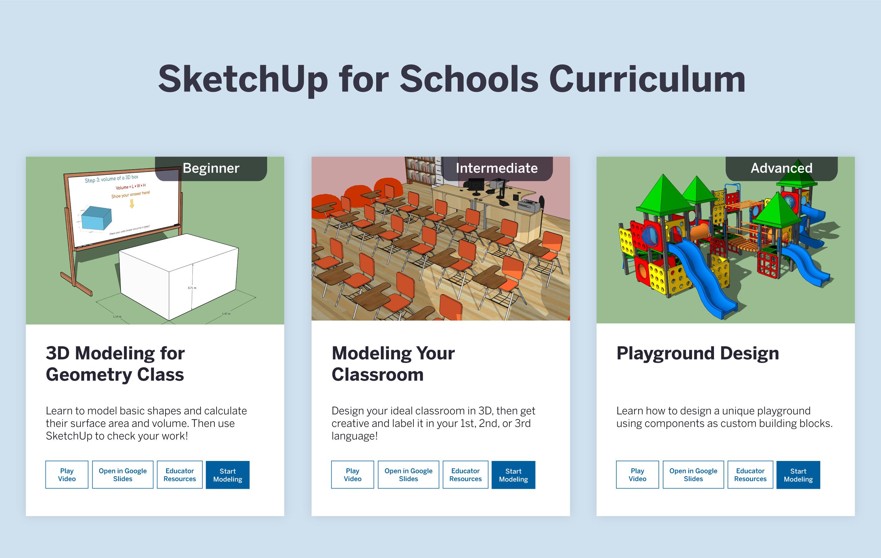 SketchUp Curriculum