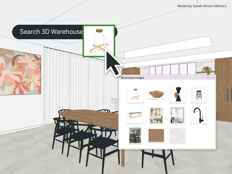 Image Search in 3D Warehouse