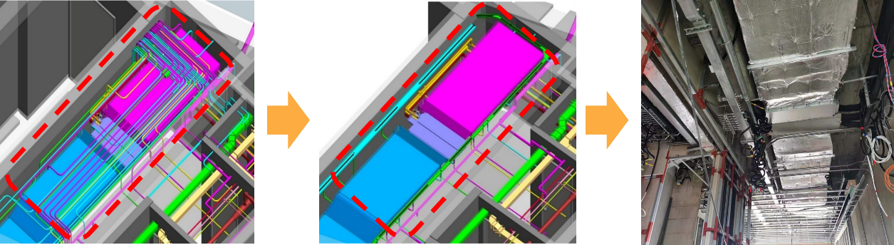 MEP piping arrangement optimization