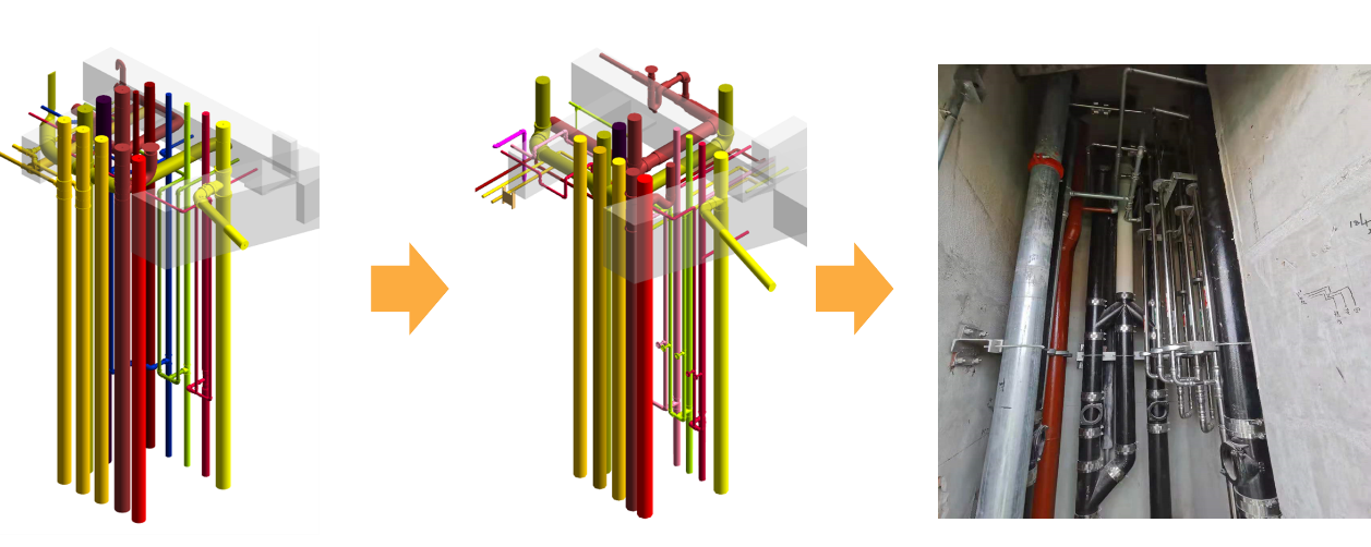 BIM model to guide MEP layout optimization