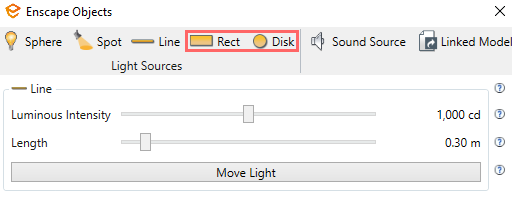 Enscape Objects tab
