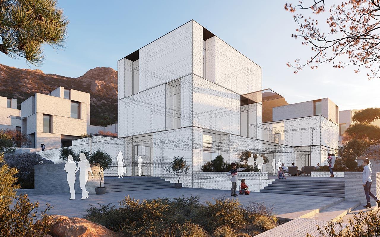 From sketch to renderings, these images showcase the Petersen House design used on the SketchUp website. Scroll through to se