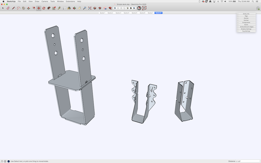 Hangers from 3D Warehouse