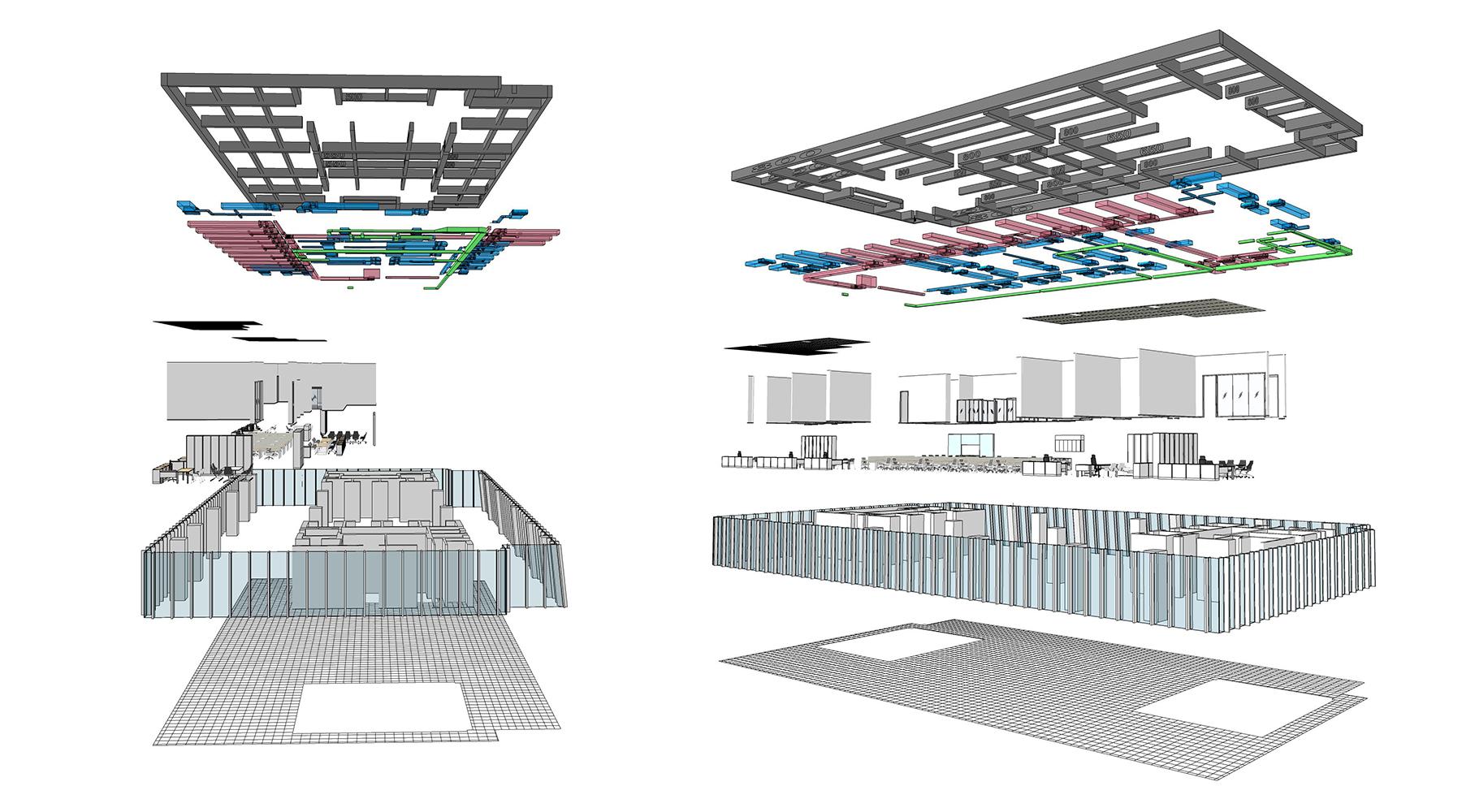 SketchUp models showing fly throughs