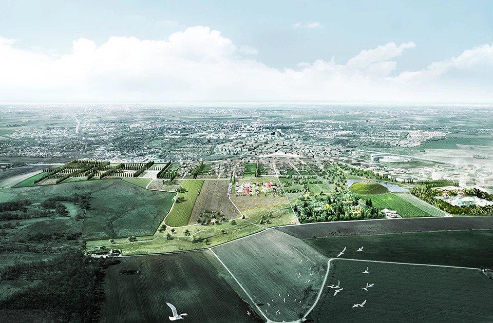 Birds-eye view of The Knowledge Park