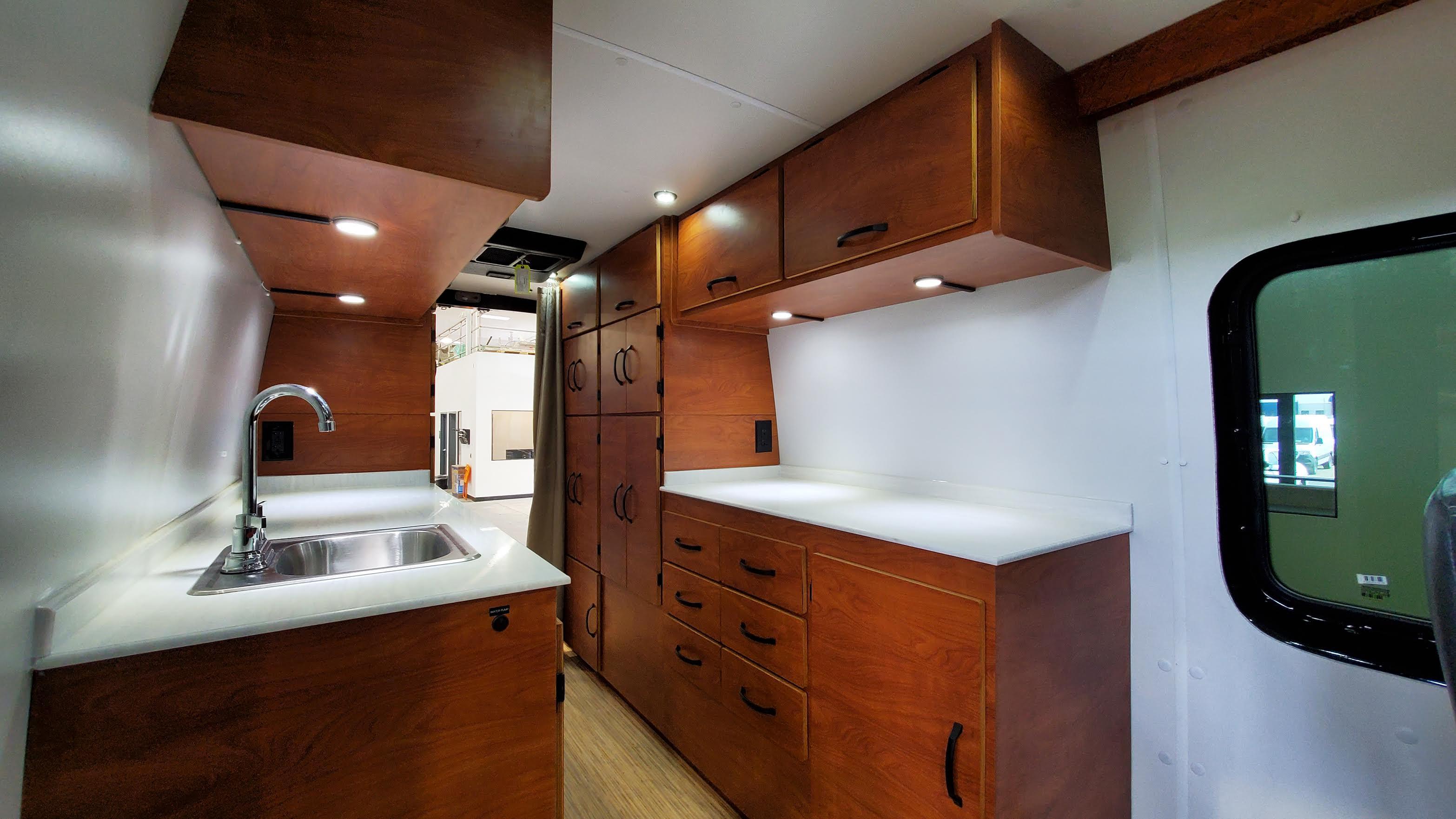 Mercedes sprinter van to custom van build