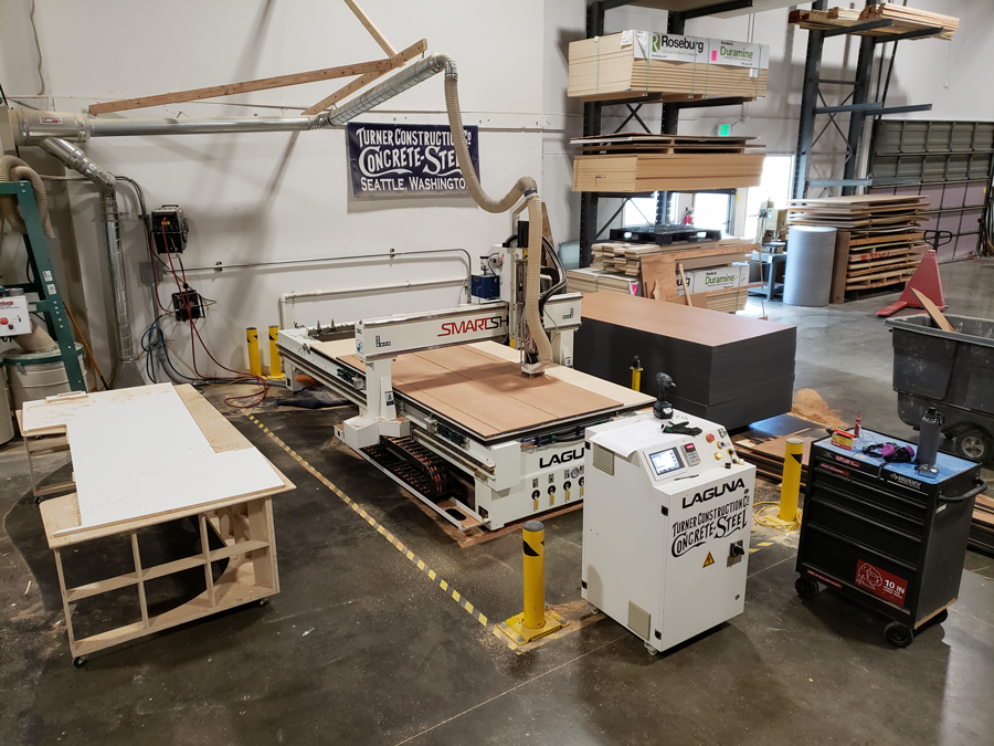 Photo of the Seattle VDC prefabrication shop