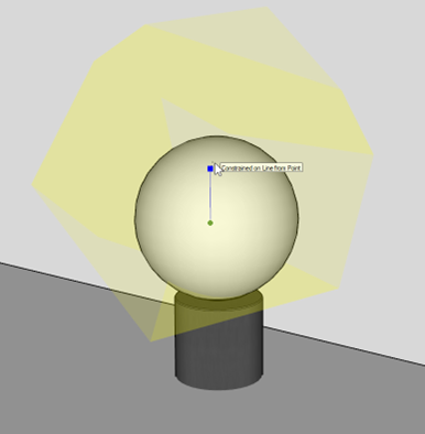 2nd click: Will simply place the light.