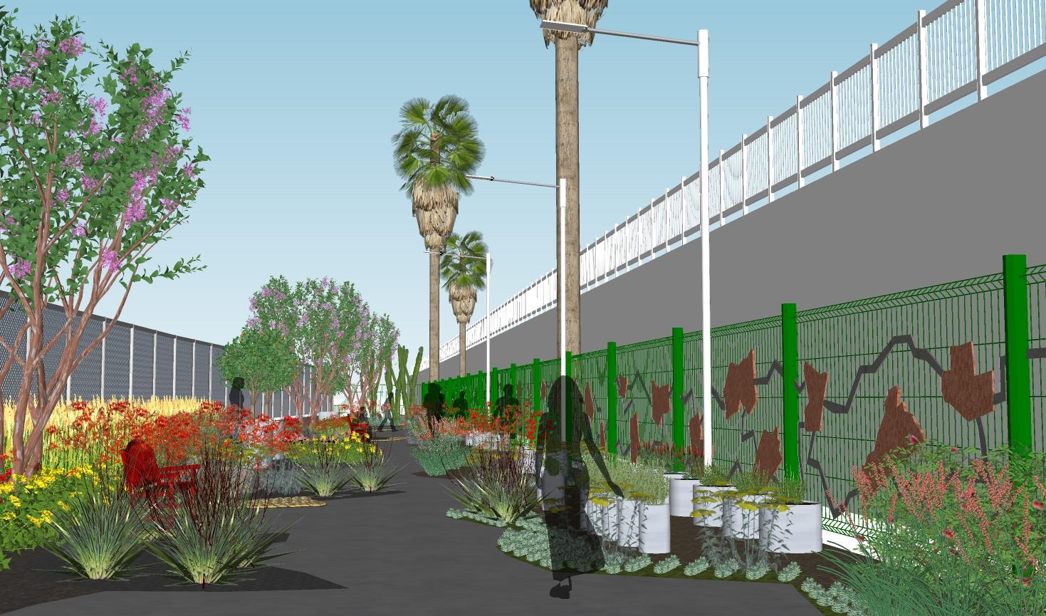 Greening LA project in SketchUp