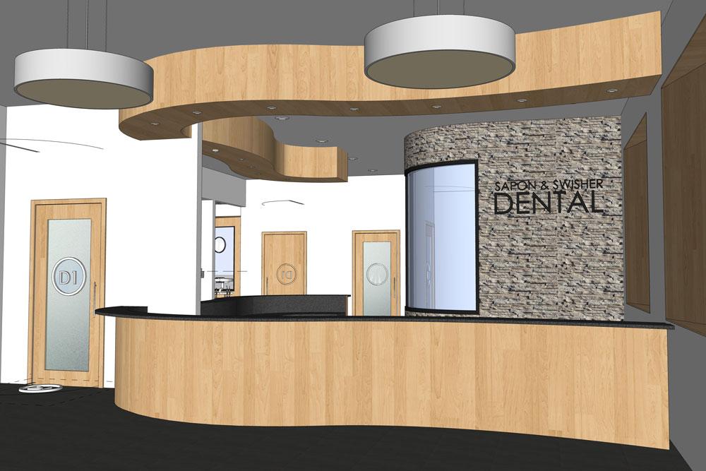 SketchUp being used on a commercial project