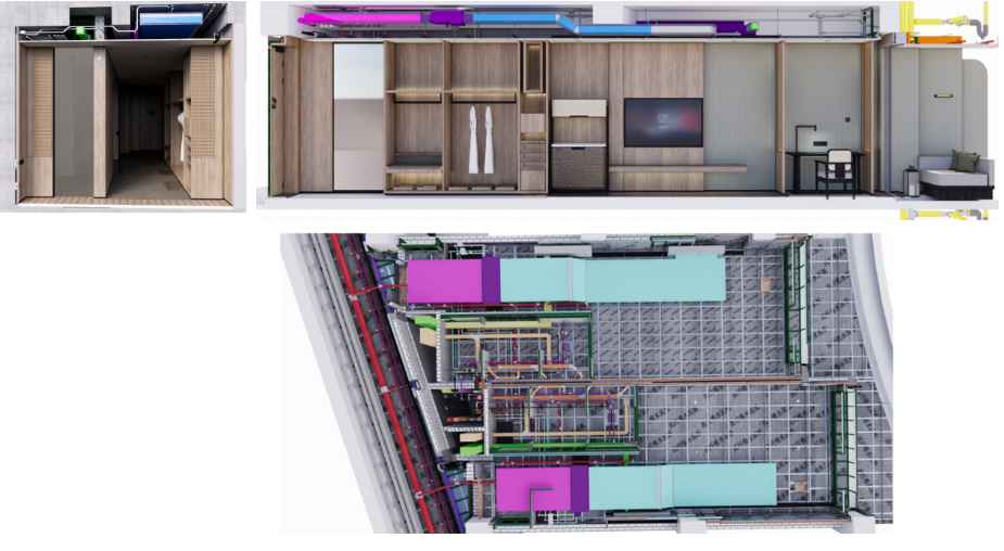 Section analysis of Chengdu Hotel.