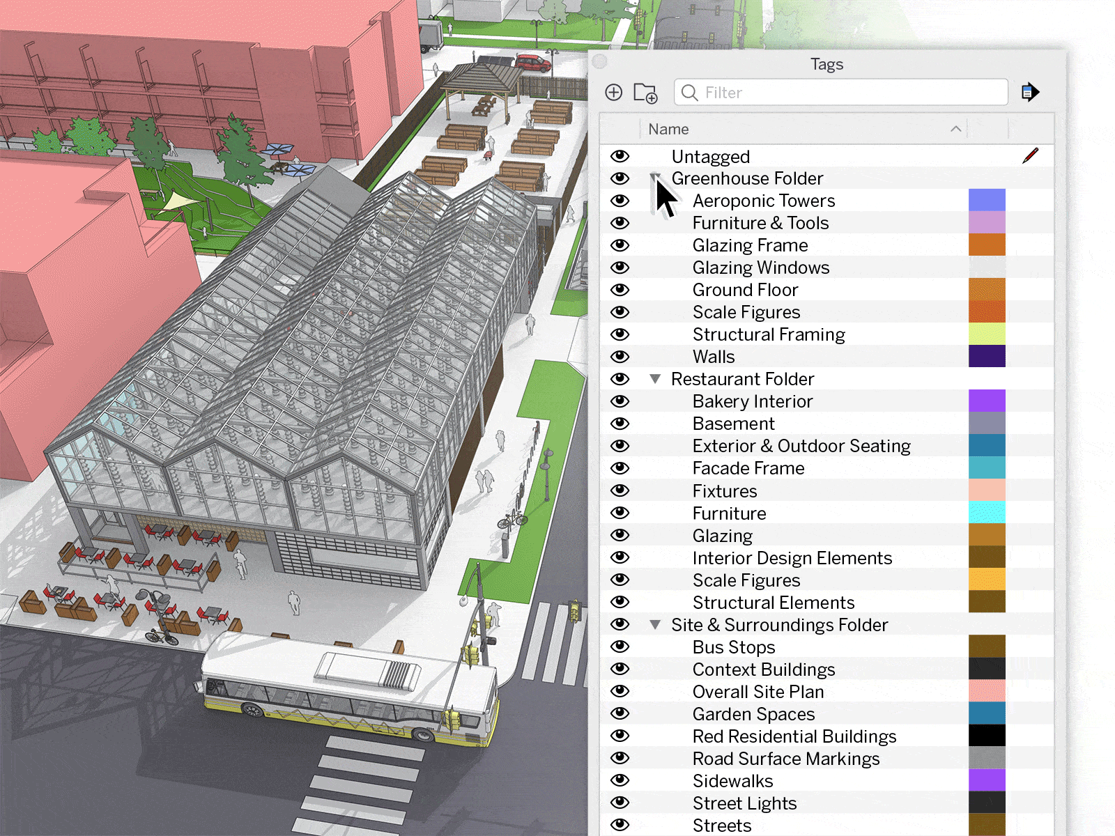 Tag sorting in SketchUp